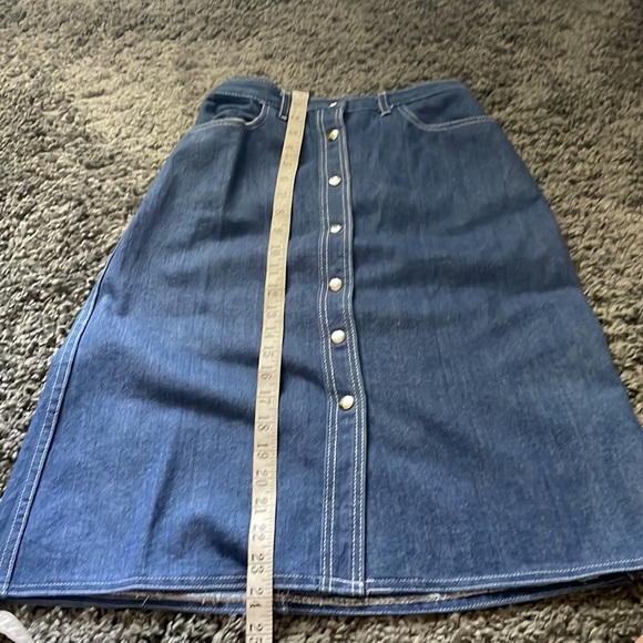 Vintage 70s denim skirt - Picture 6 of 8